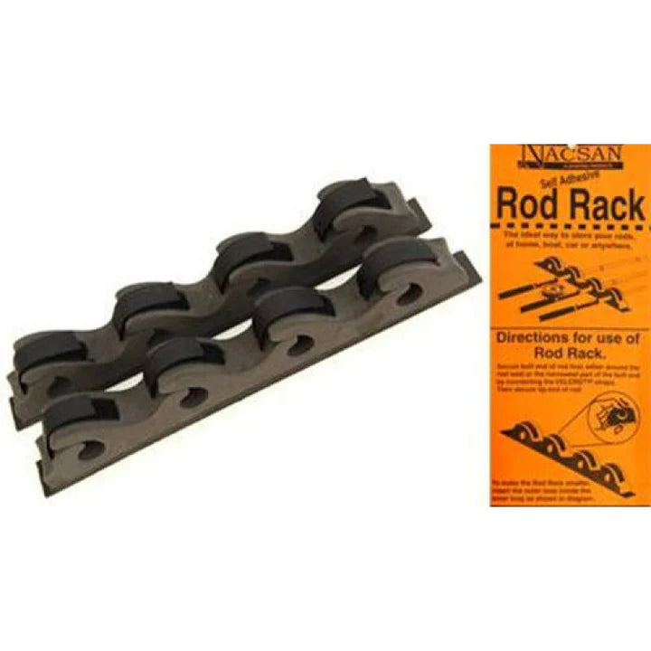 Nacsan Adhesive Backed Rod Rack - Sportinglife Turangi